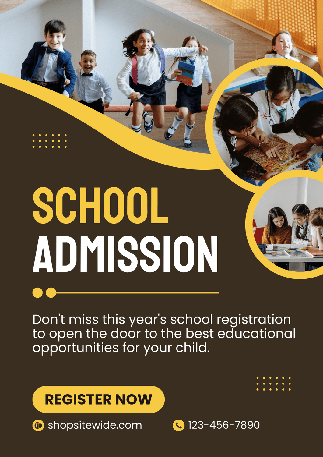 Modern School Admission Flyer_by Solcreative Agency