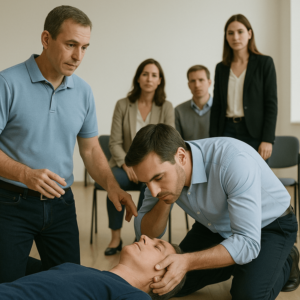 Erste Hilfe und Notfalltraining angepasst an Betriebe durch Markus Kleinert