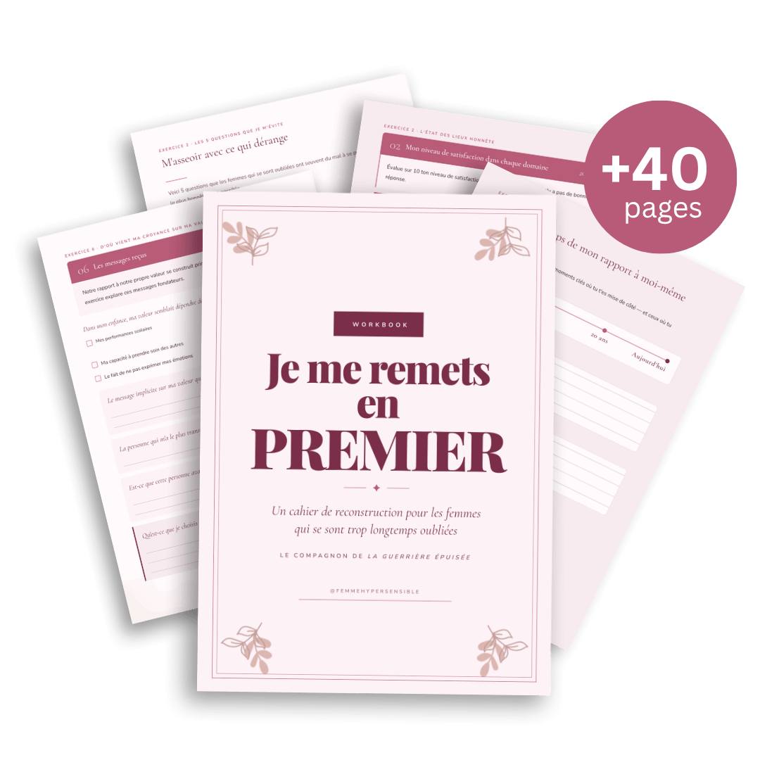Workbook Je me remets en premier
