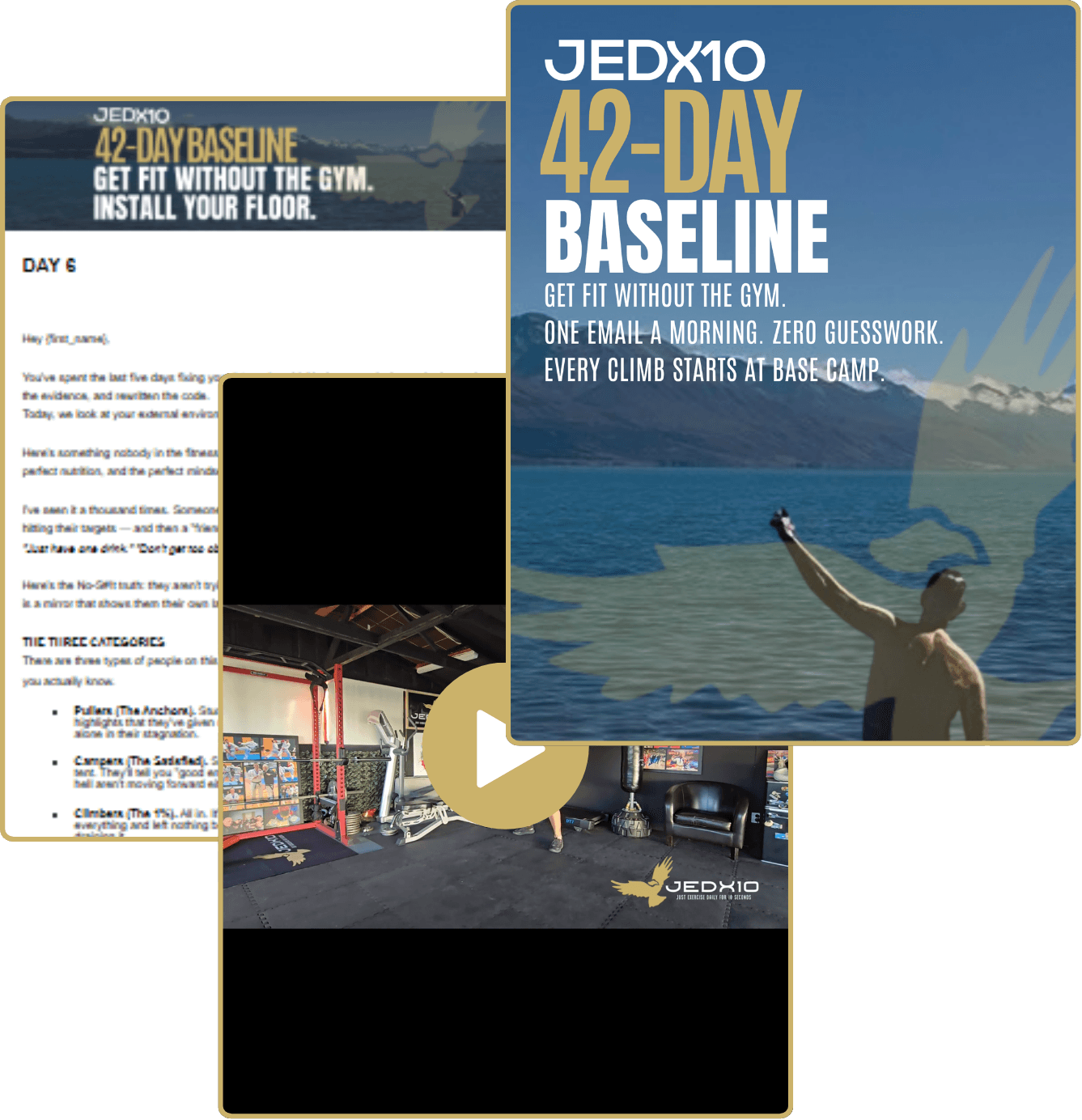 JEDX10 42-Day Baseline Fitness Roadmap by Jared Roberts.