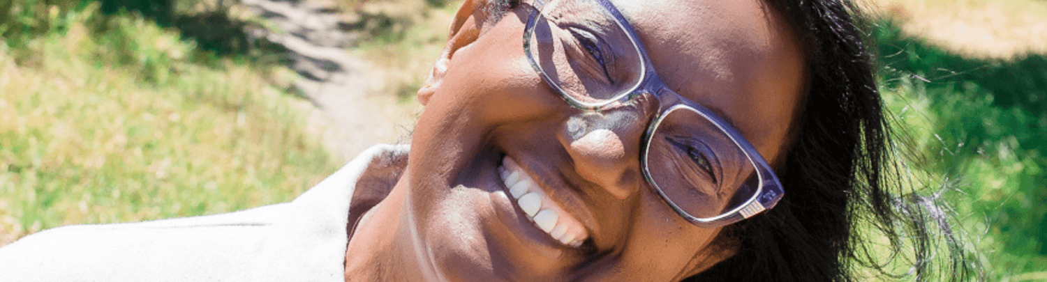 Avril Fortuin laughing an having fun