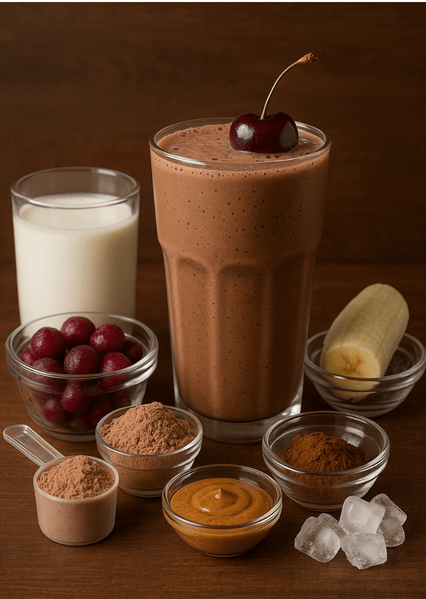 Chocolate Cherry Recovery Shake