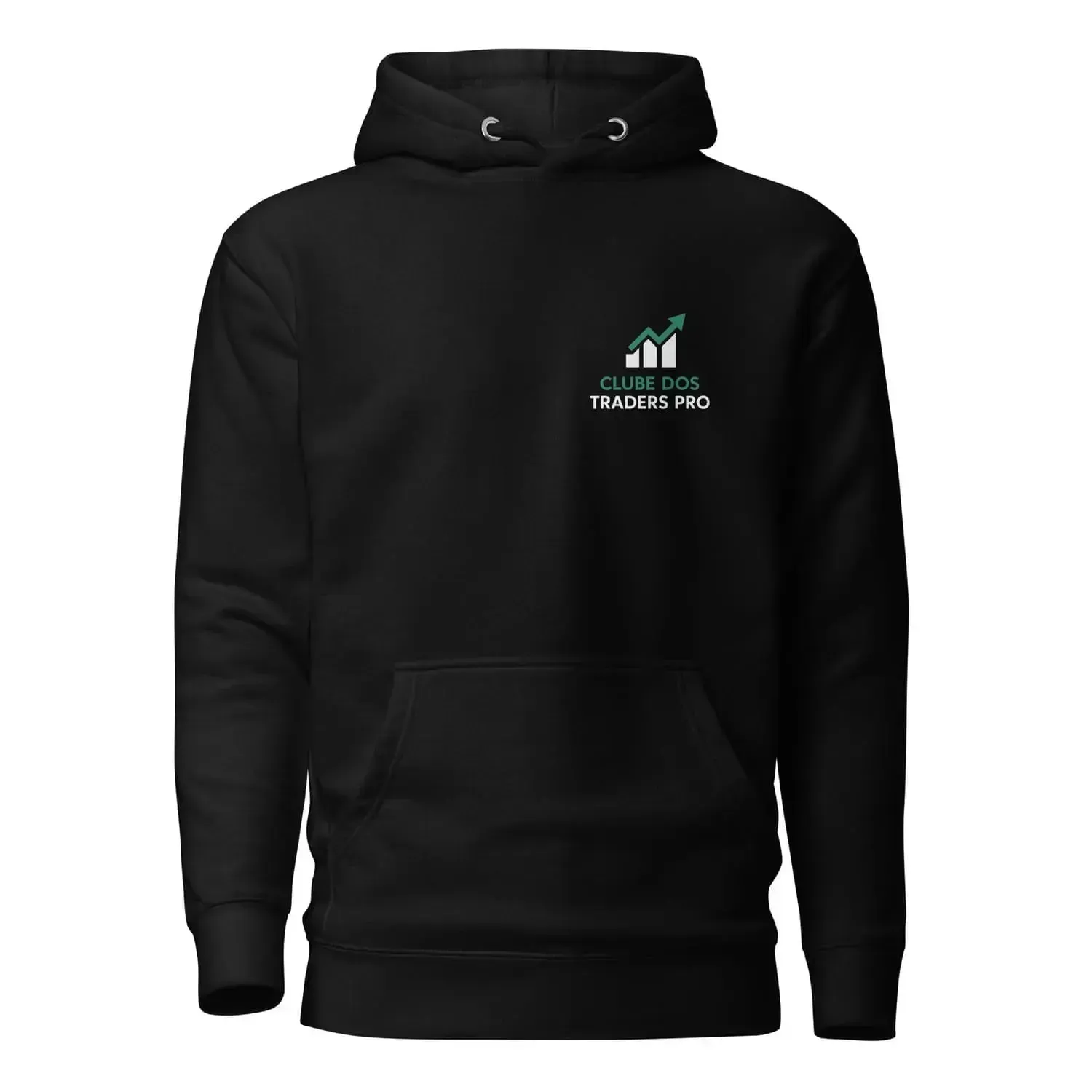 Hoodie Preto do Clube dos Traders Pro