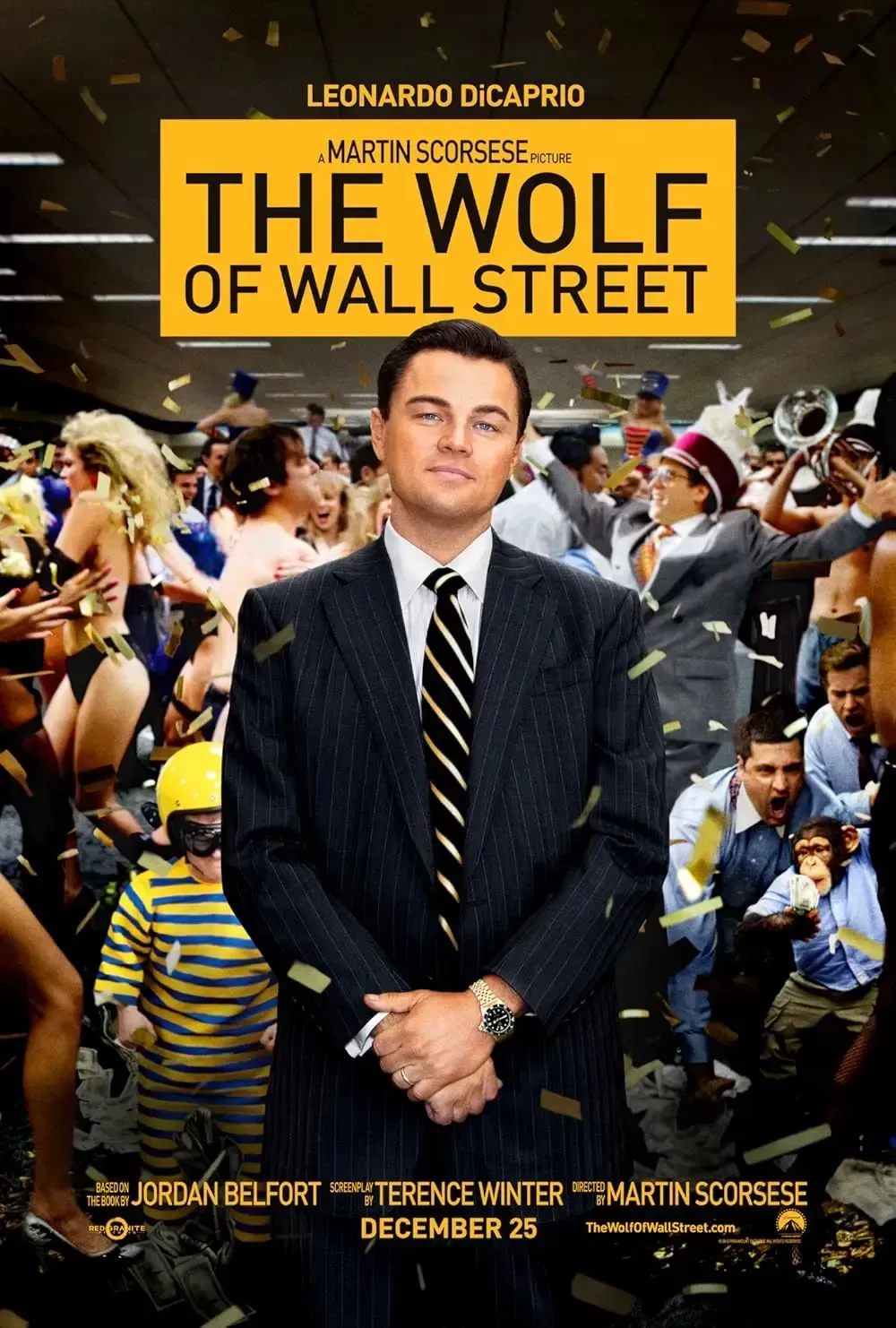 Capa do Filme The Wolf of Wall Street 2013