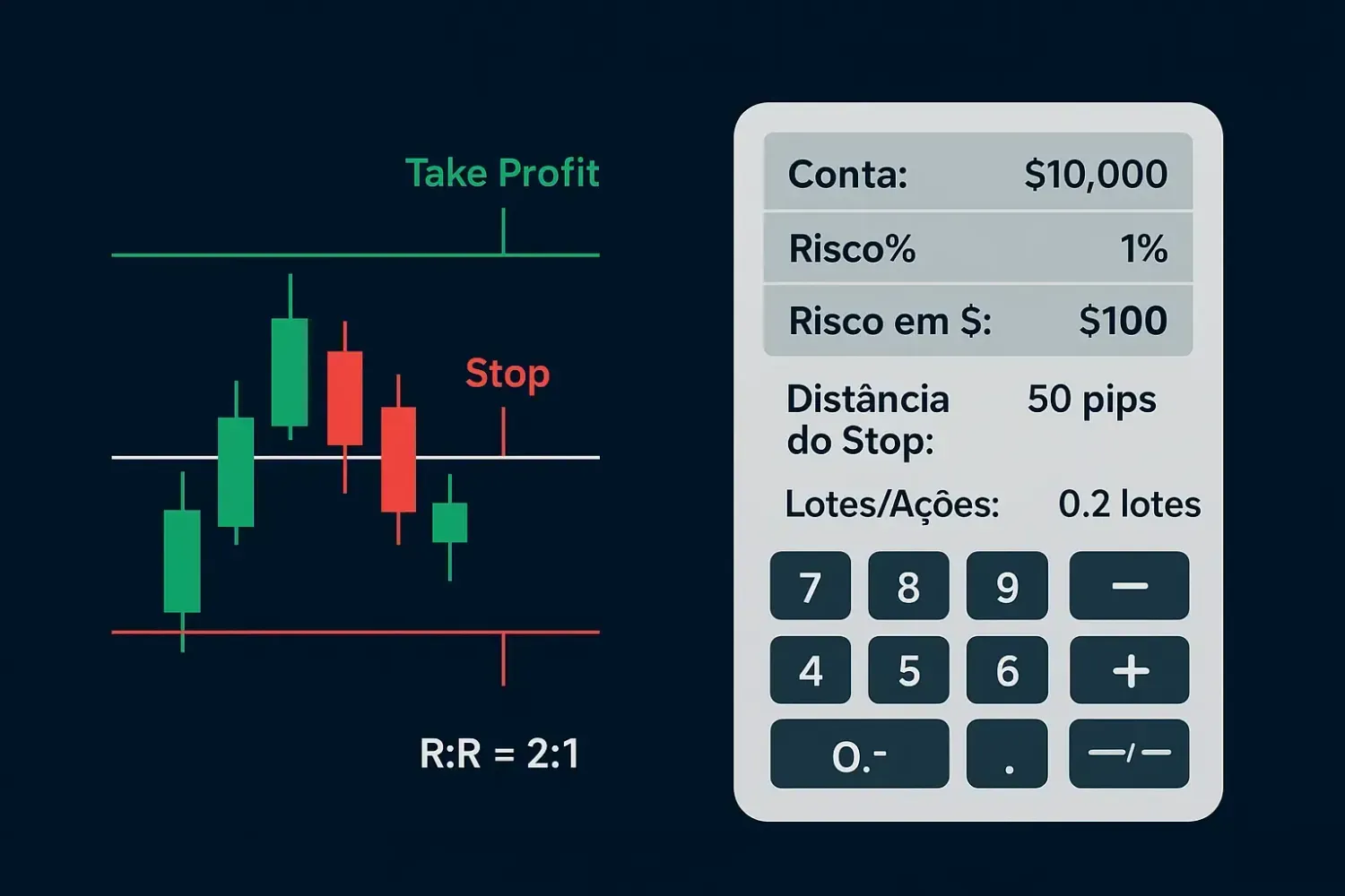 Gestão de Risco Passo a Passo antes de abrir operações