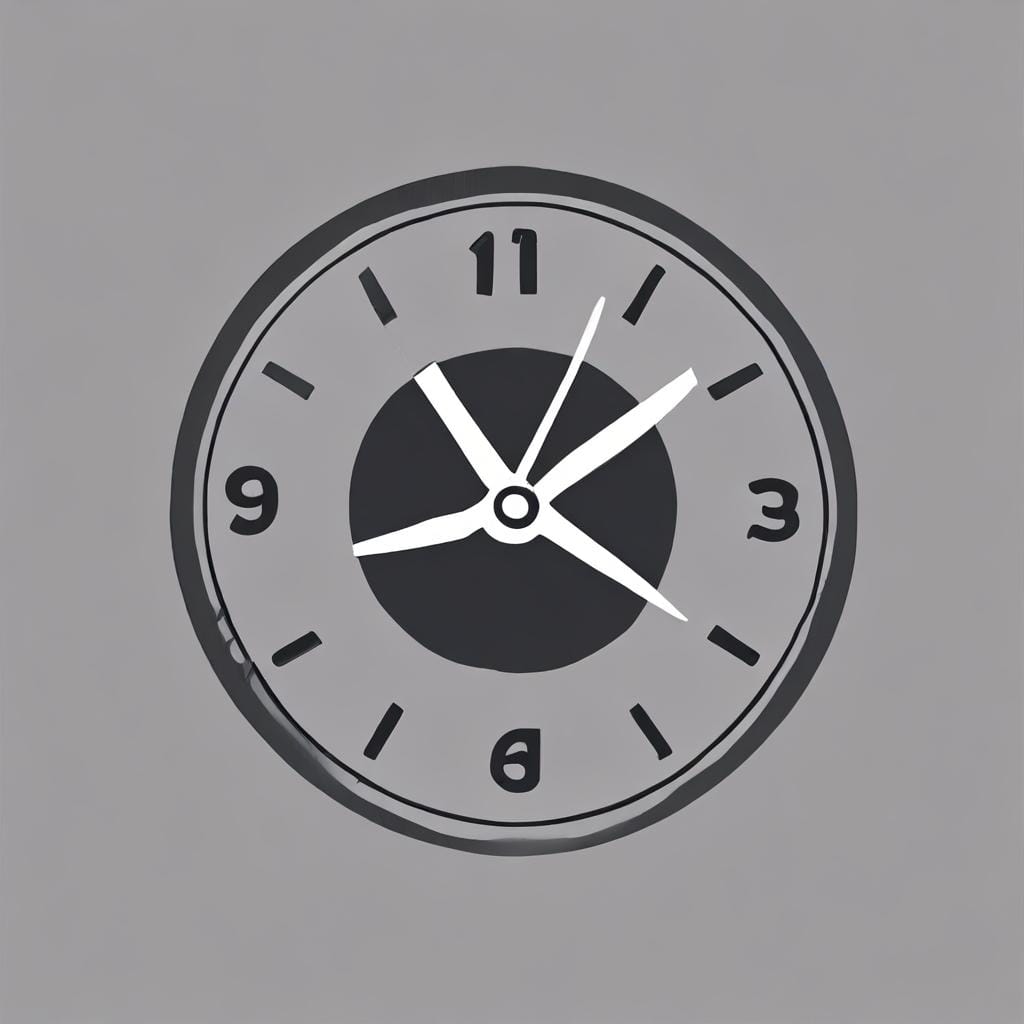 clock productivity icon