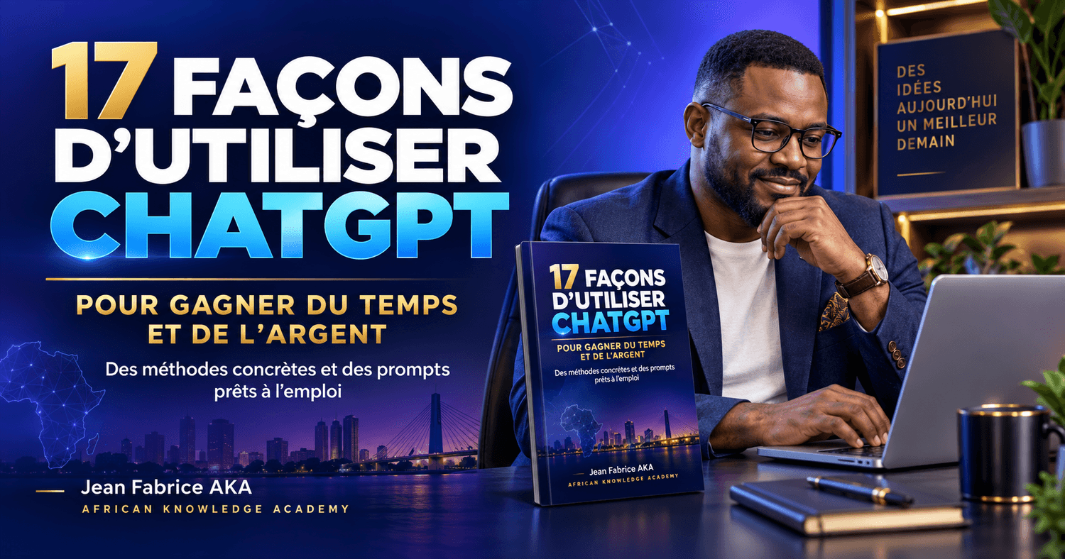 Ebook 17 façons d’utiliser ChatGPT – Jean Fabrice AKA