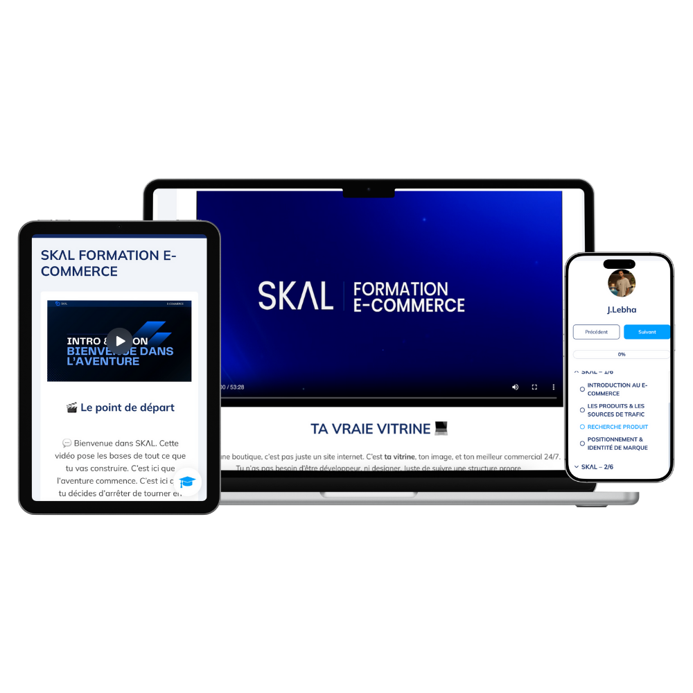 SKΛL Formation E-commerce — Multi-devices