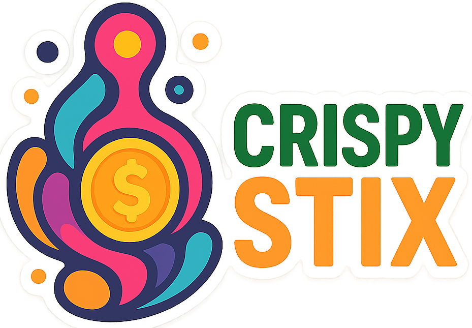 Crispy Stix by Ike Paz AI sticker maker dashboard for printable sellers