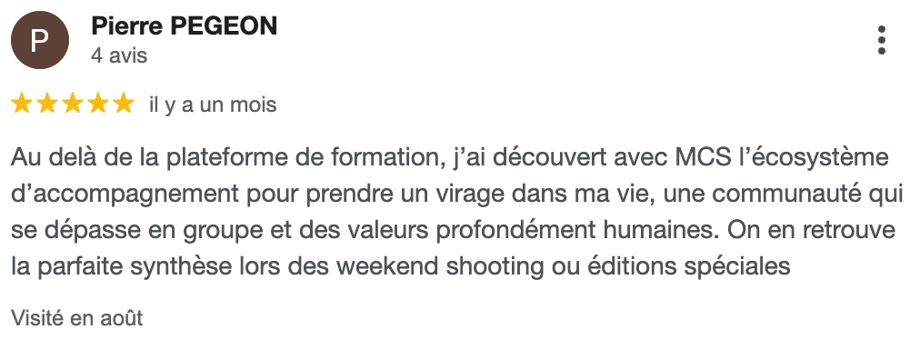Avis Google