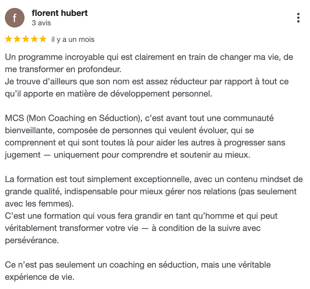 Avis Google