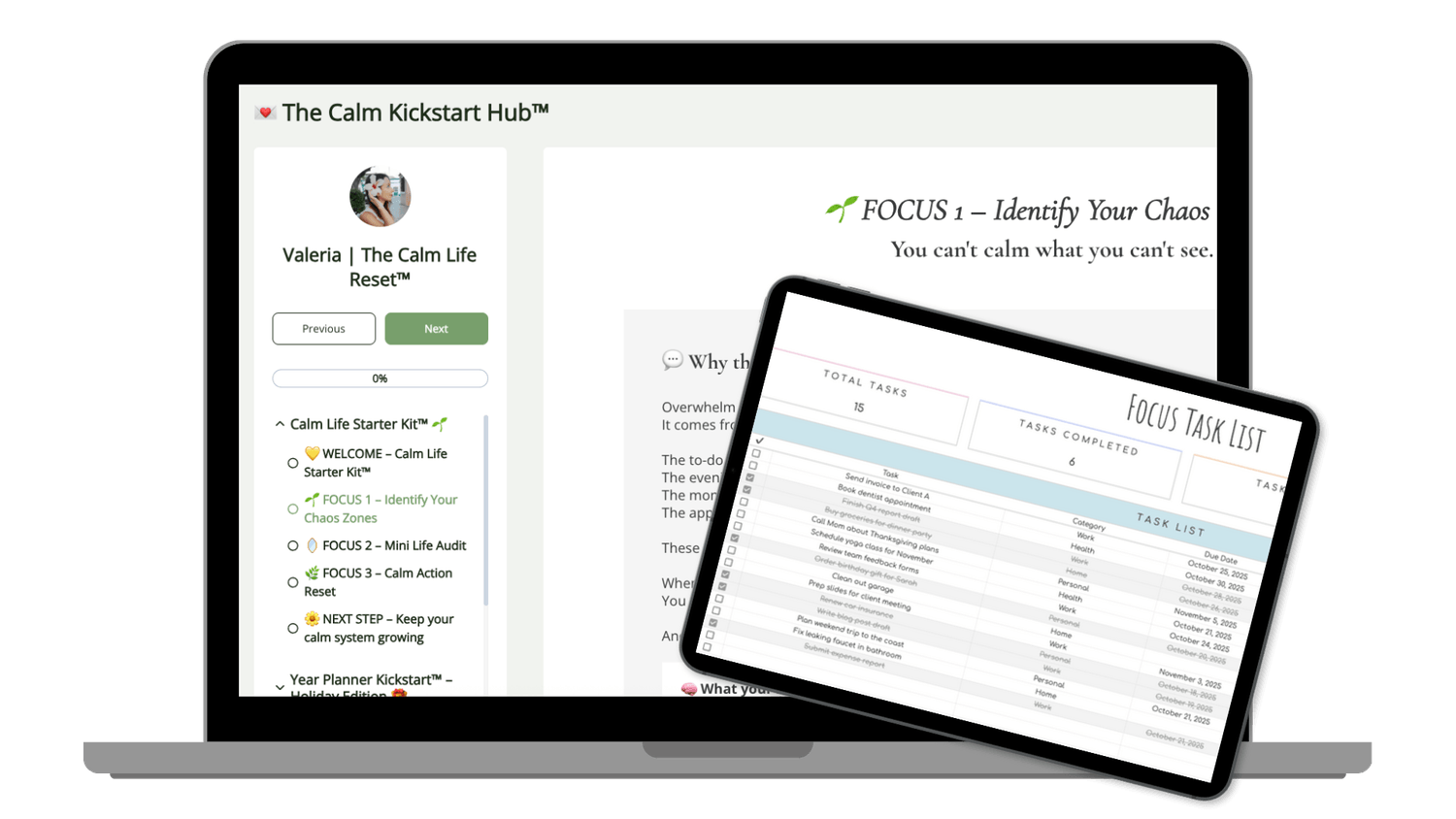 The Calm Life Starter Kit™ - The Calm Life Reset
