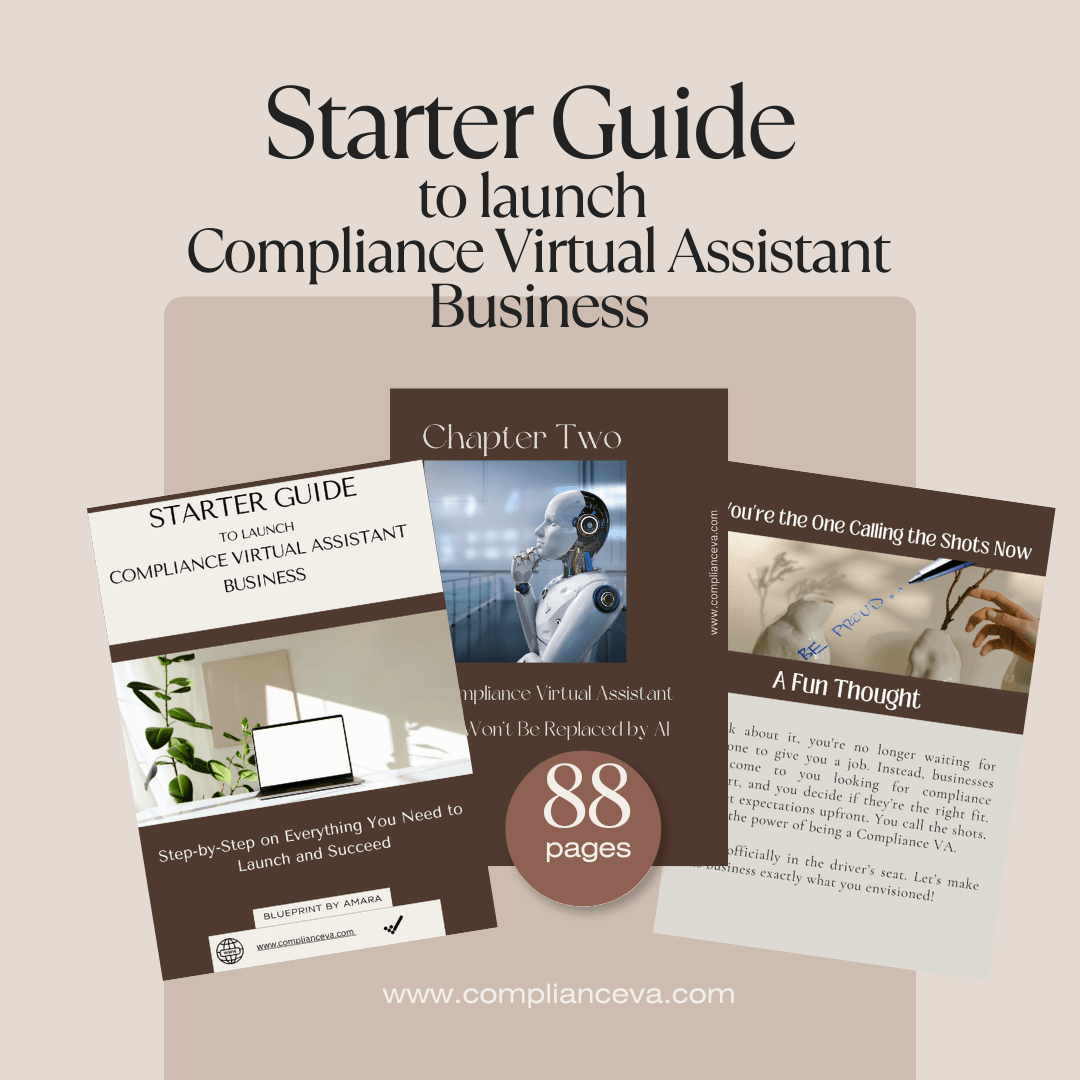Starter Guide To Launch Compliance Virtual Assistant Business.
