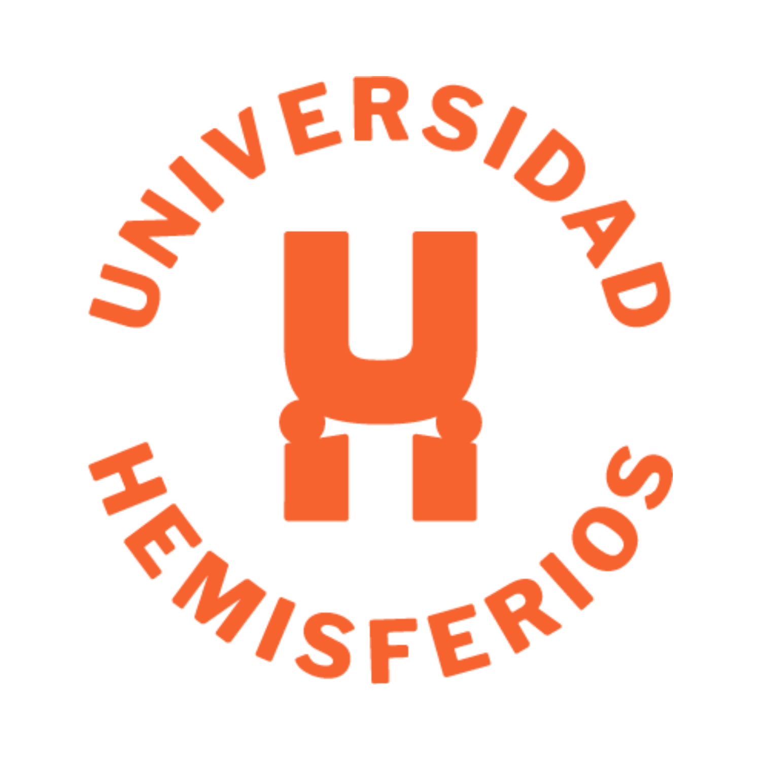 Logo Universidad Hemisferios, alianza académica Colegio Charles Darwin
