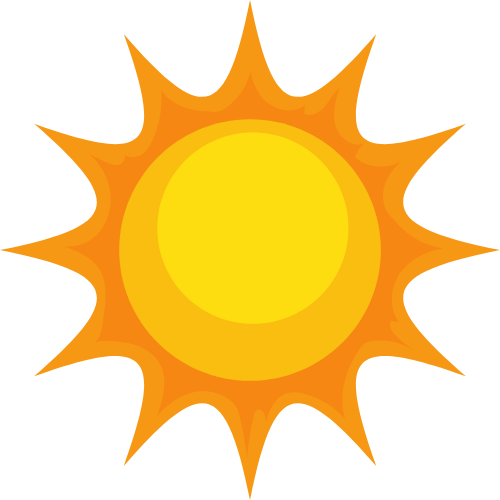 Sun icon representing joy, gratitude, and presence – core value of emotional well-being through hypnotherapy.