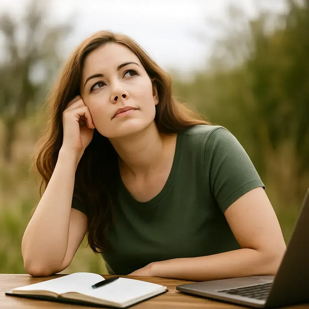 Executive moving from burnout and indecision to clarity and confident self-leadership
