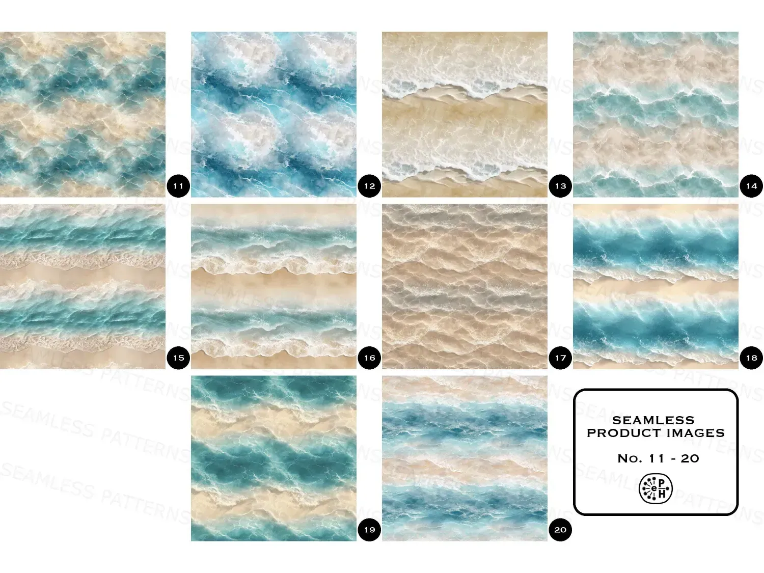 Transform your space with soft pastel tones and intricate details in our boho sandy nautic seamless beach patterns designs. Dive into creativity!