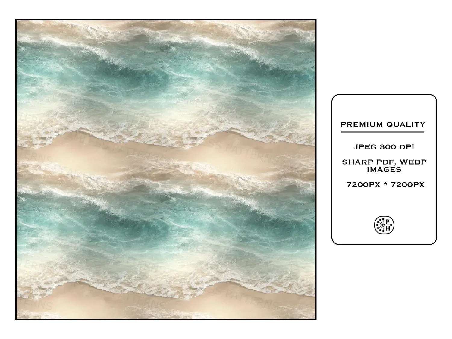 Transform your space with soft pastel tones and intricate details in our boho sandy nautic seamless beach patterns designs. Dive into creativity!