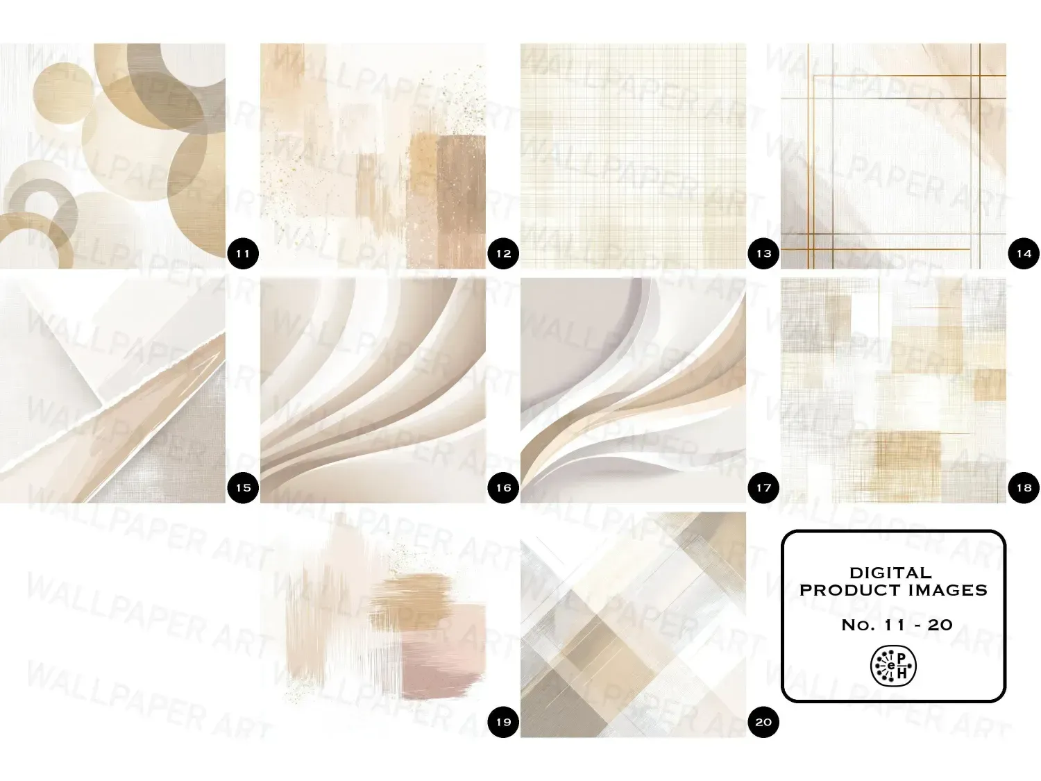 Transform your planning with 20 serene beige digital background wallpaper for planners and journals. Beige Minimalism Pattern Pack / Bundle. Grab your bundle now.
