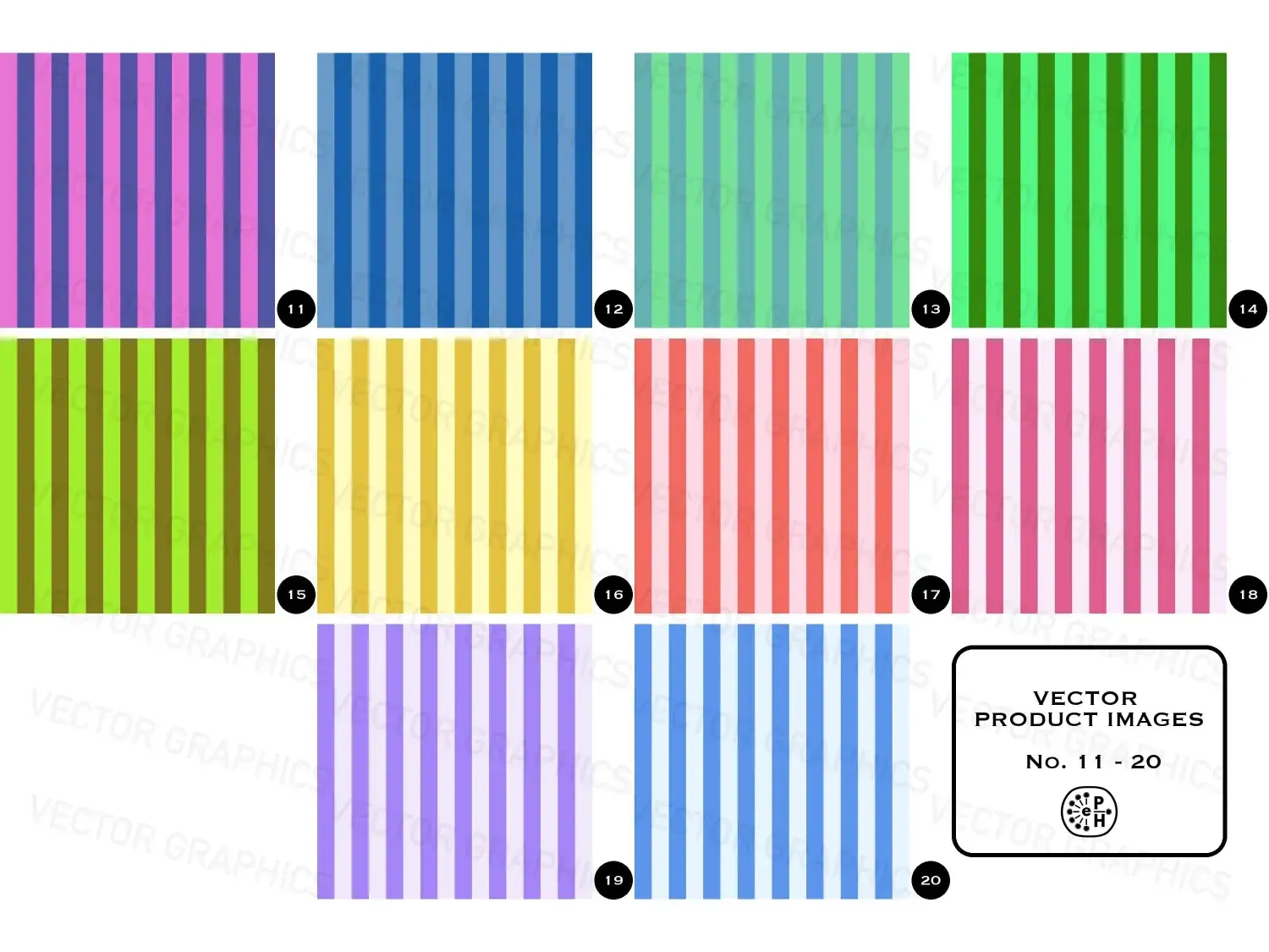Explore 20 vibrant Vector Vertical Stripes Seamless Patterns for bold designs and stylish flair in fabric, branding, and wallpaper!