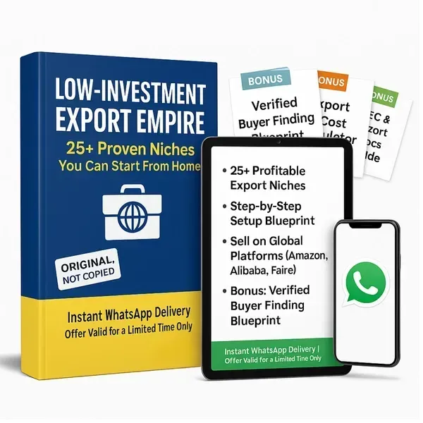 🌍 Start Your Export Business & Earn ₹15L–₹20L/Month from Home!
