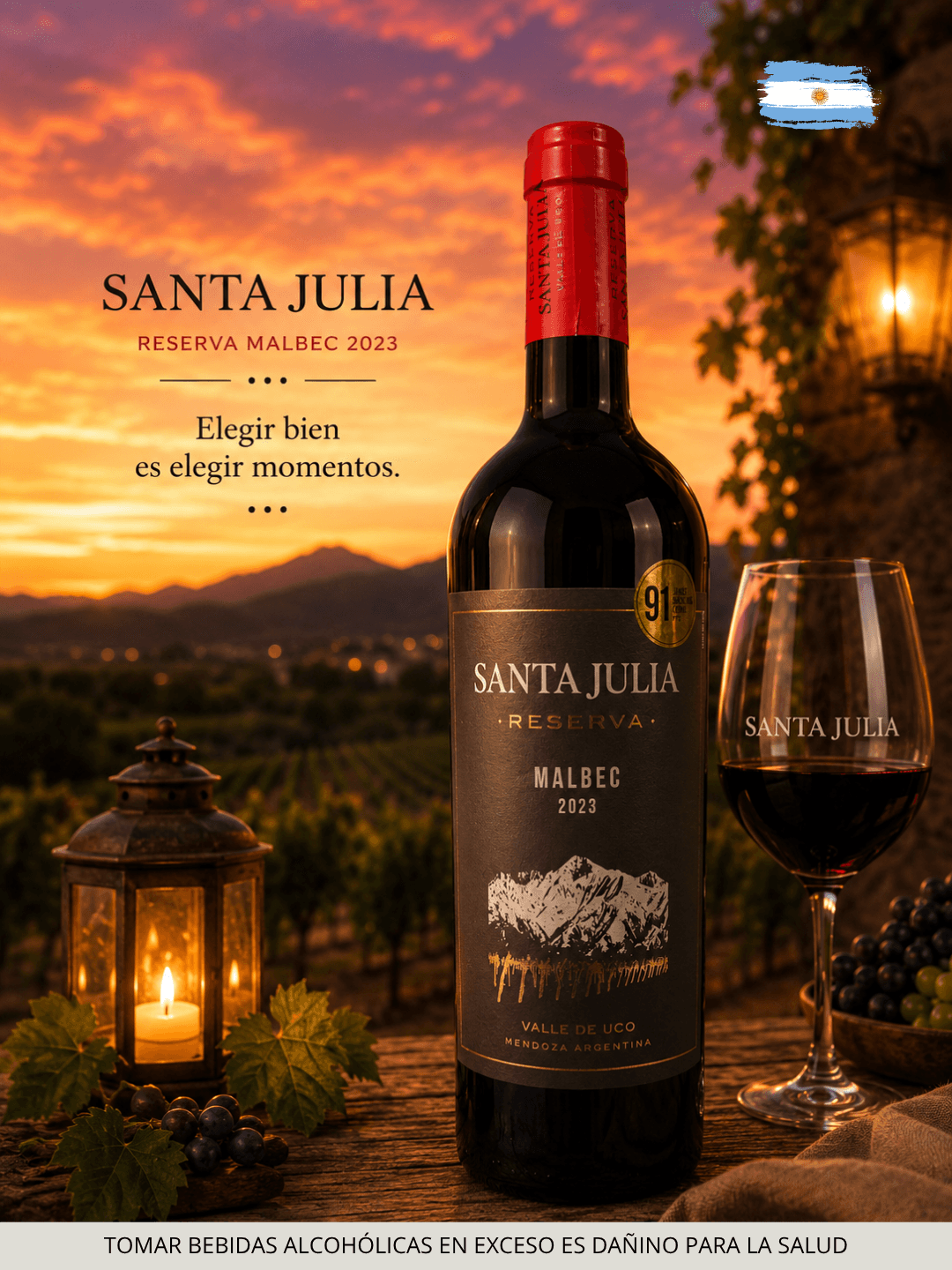 Santa Julia Reserva Malbec 2023