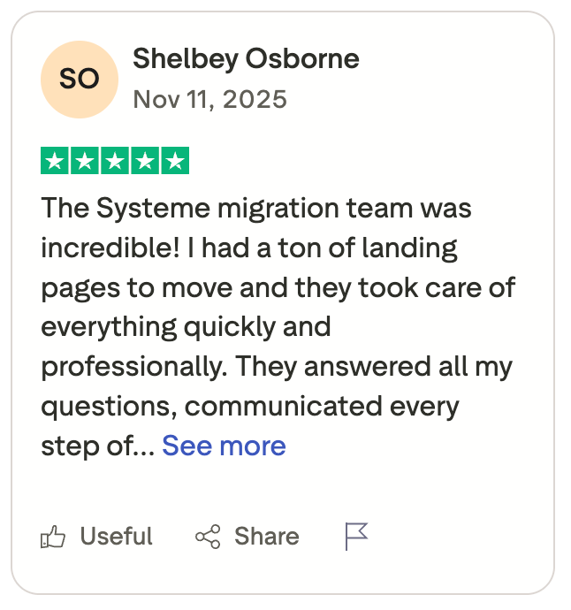 systeme io customer feedback10