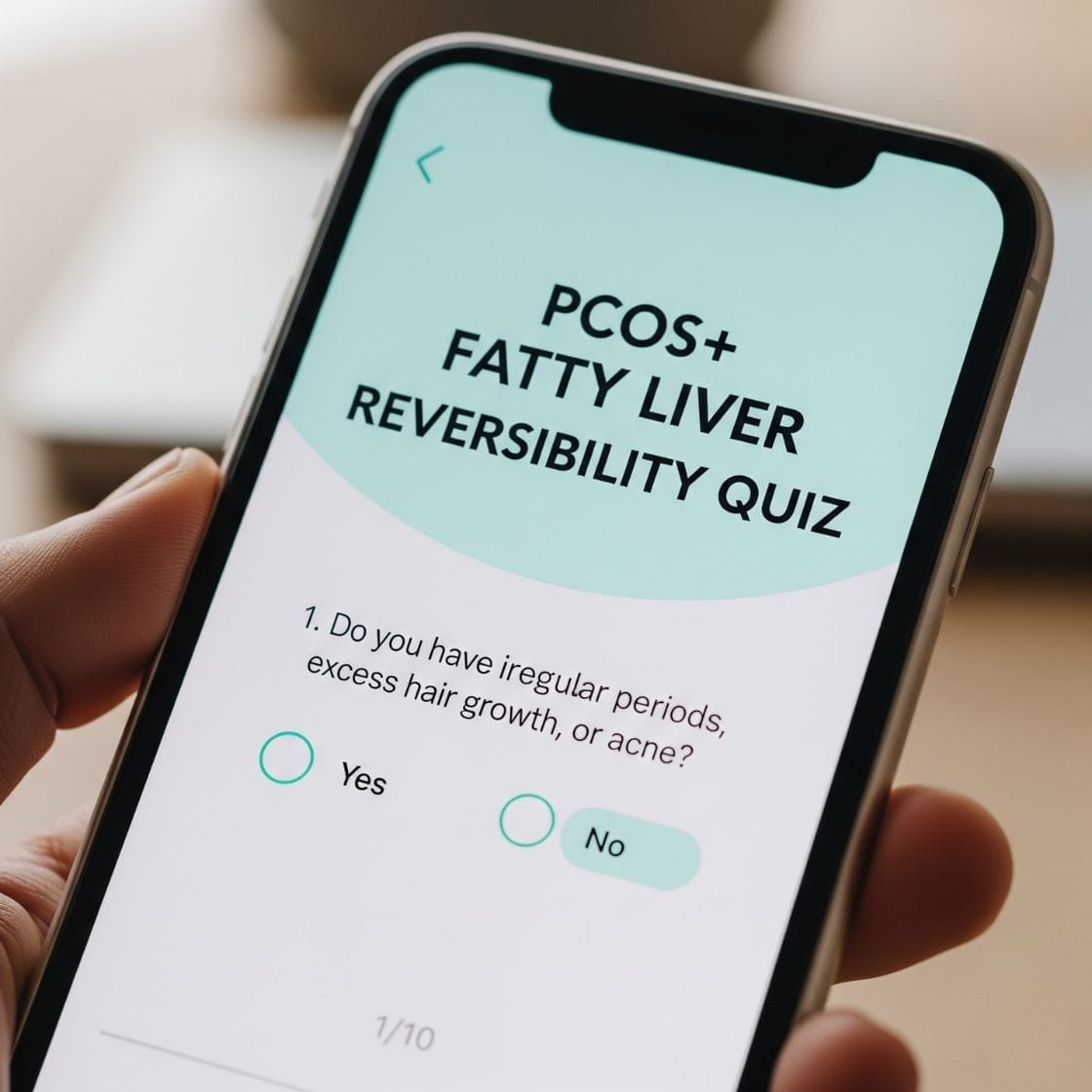PCOS+ FATTY LIVER REVERSIBILITY QUIZ