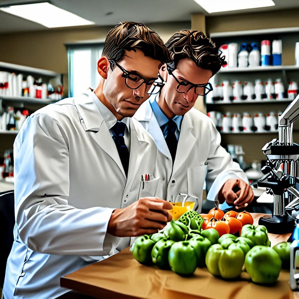 male nutrition science laboratory