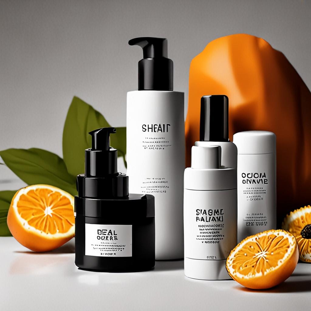real black skincare packaging photograph