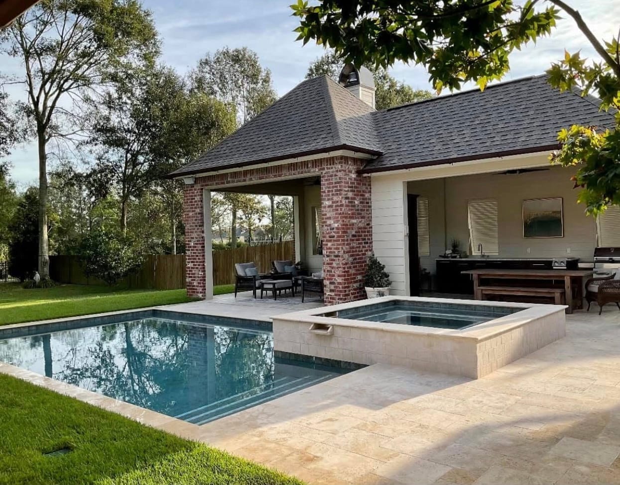KMc Construction LLC Custom Gunite Swimming pools Baton Rouge Pool Builder
