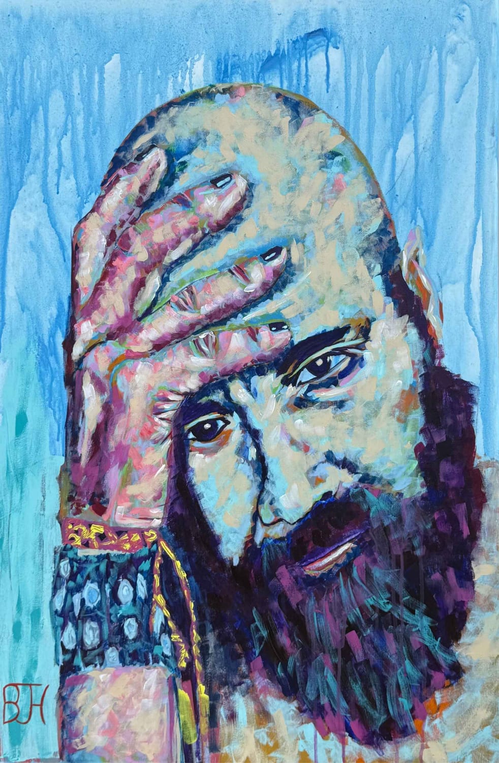 Lost in Time painting by Beren Hollins-Frank