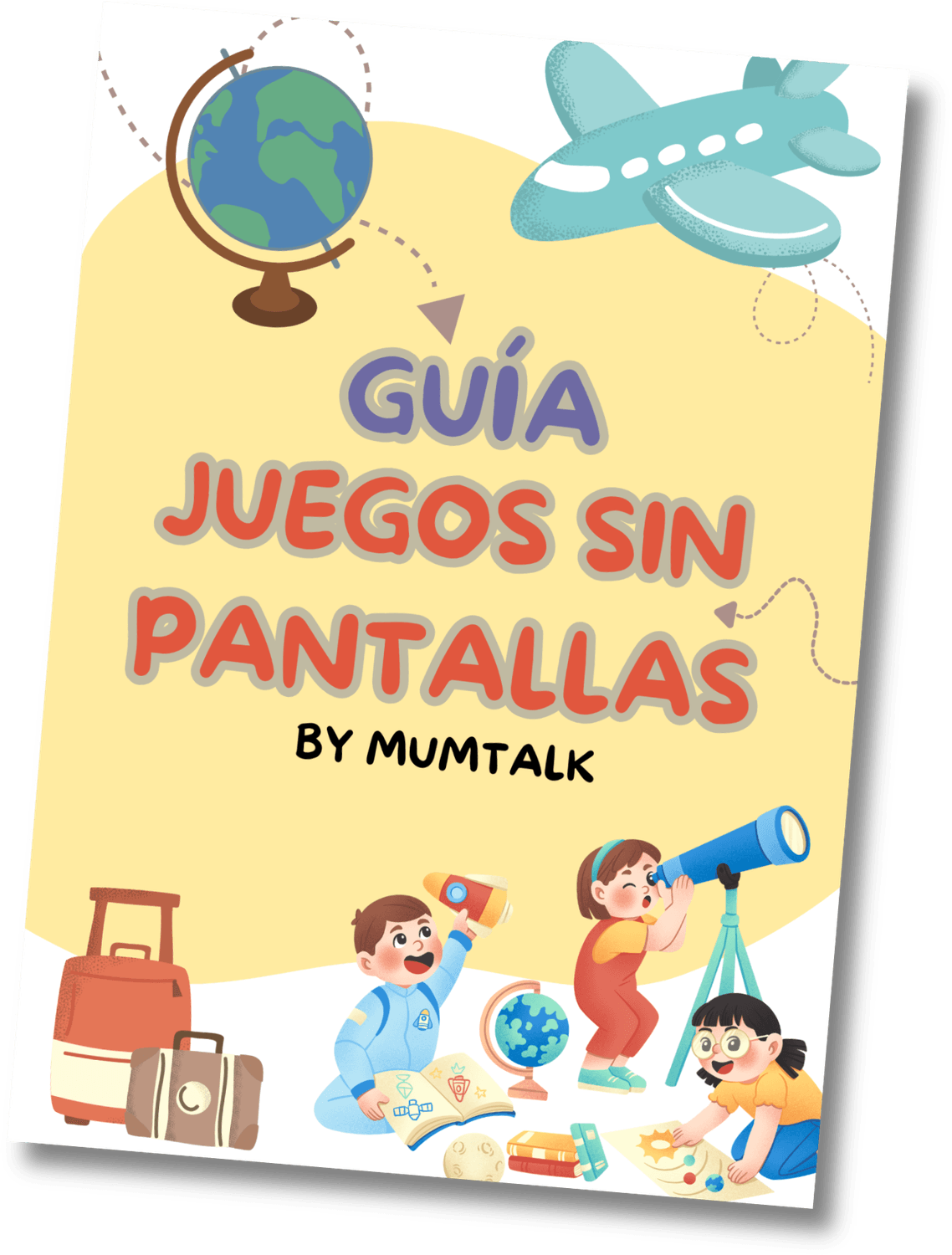 Portada de la Guía de Juegos Sin Pantallas para Viajes