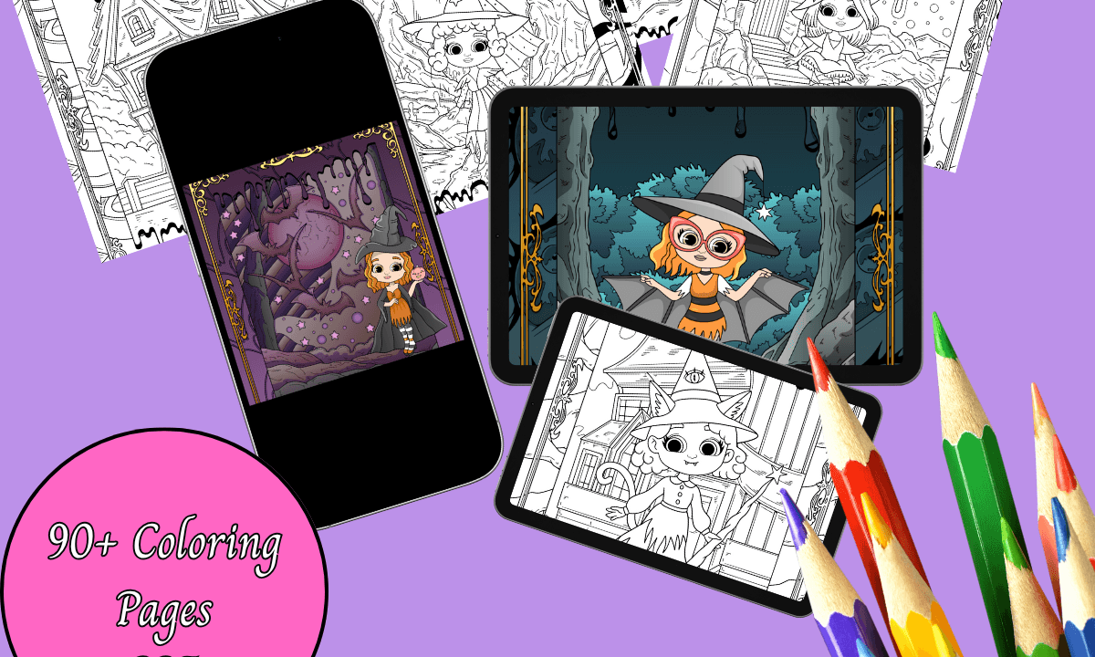 Get your hands on Color Crypt Digital Coloring Pages now!