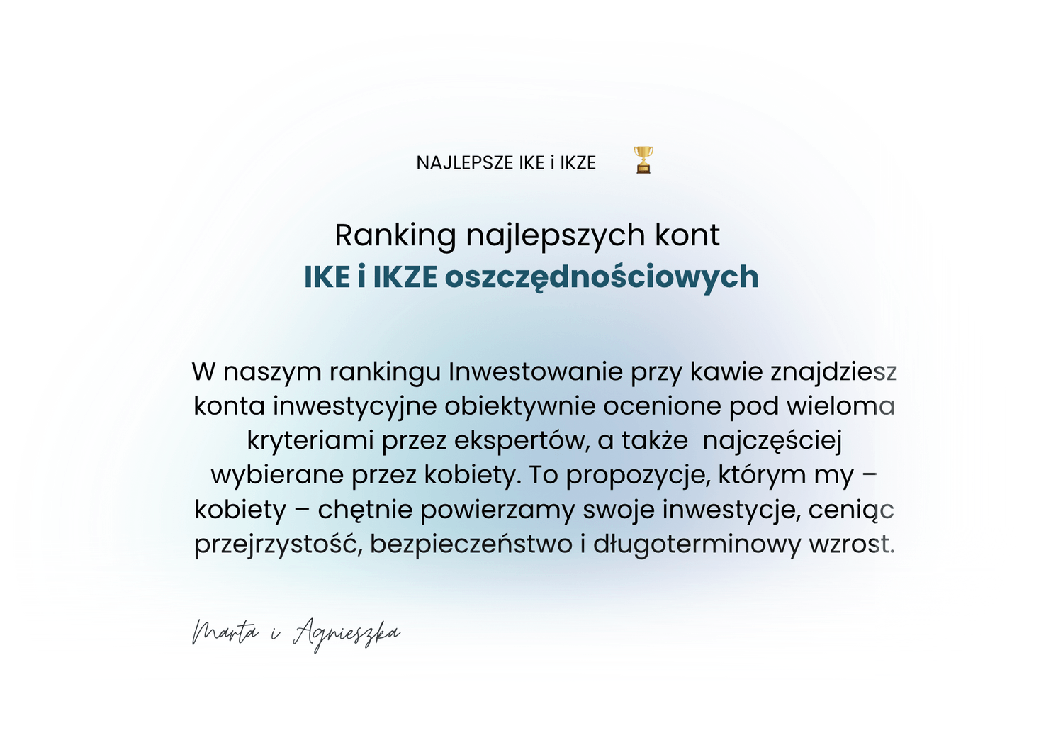 Porównanie kont inwestycyjnych dla kobiet – przejrzysty ranking Inwestowanie przy kawie