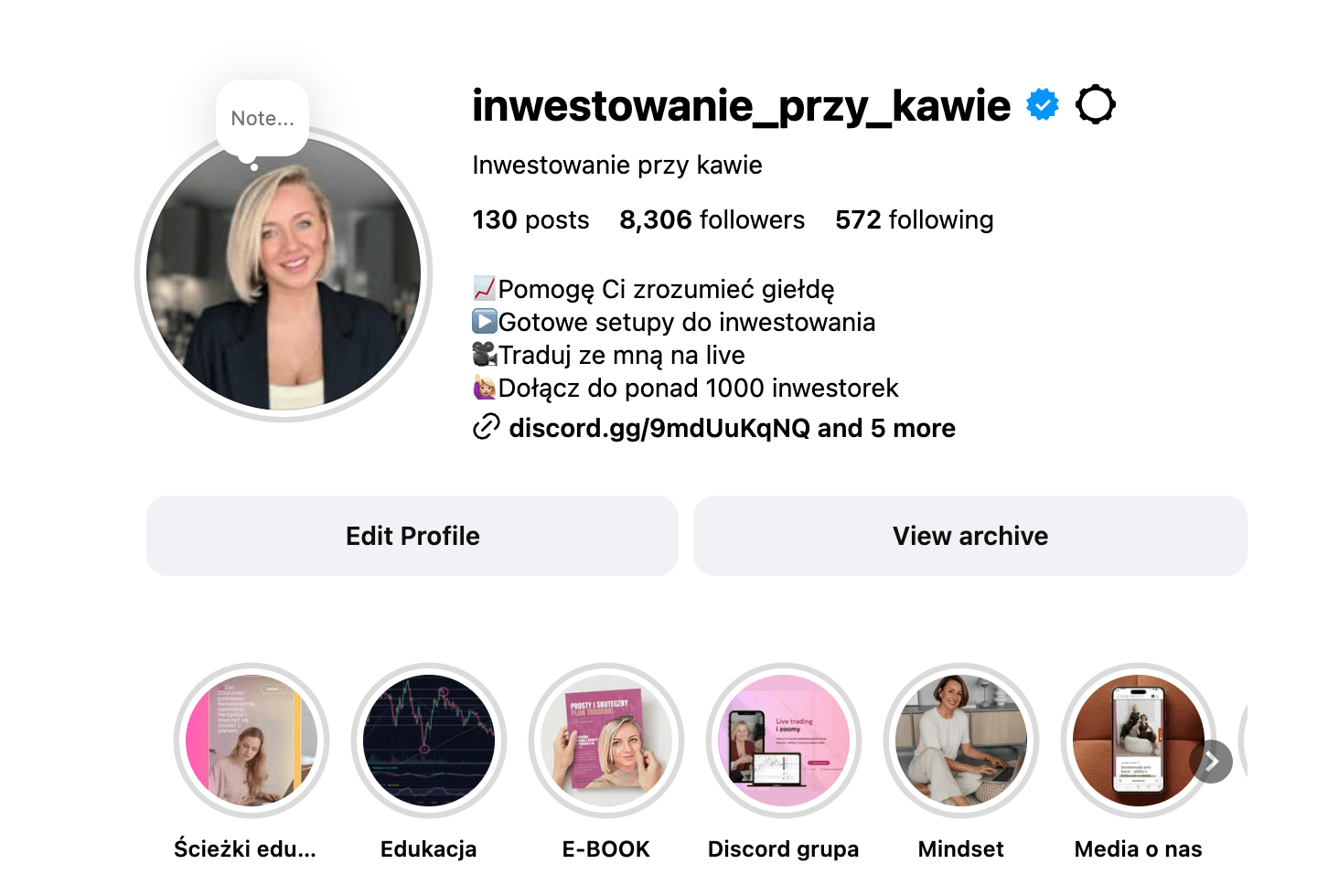 Inwestowanie przy kawie