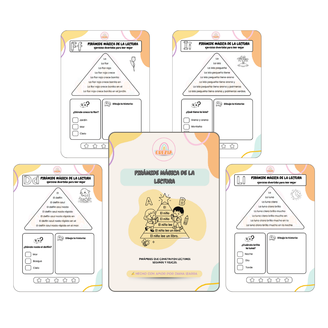 Pirámide Mágica de la Lectura