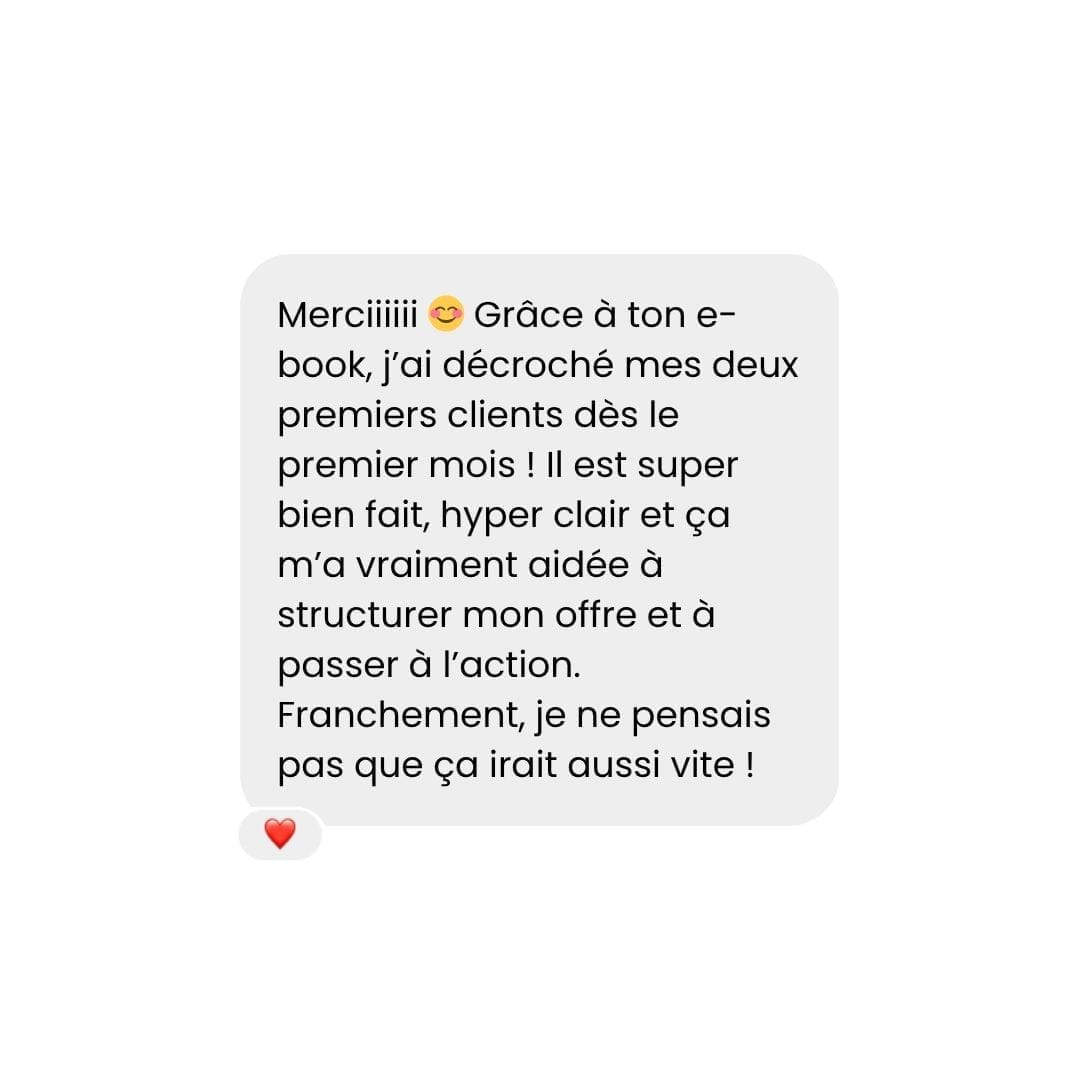 Offre structuré, aide, premier pas