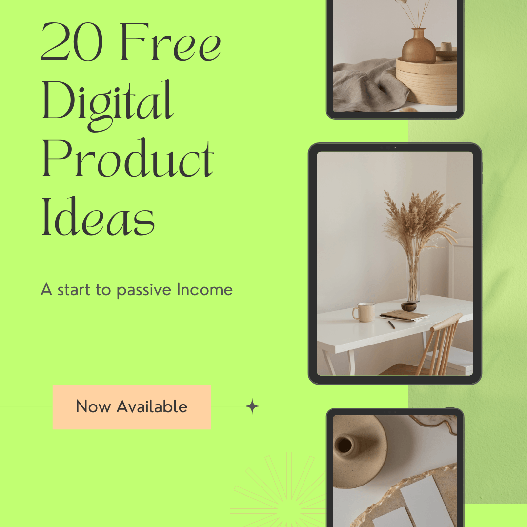  20 Free Digital Product Ideas