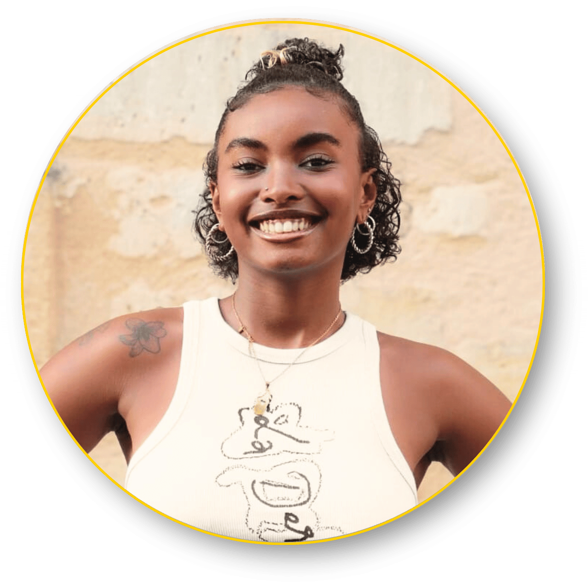 Photo Steffi, ambassadrice Afroshape