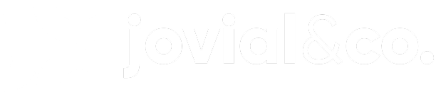jovial&co white logo