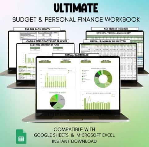 Never Wonder Where Your Money Went Again — Use This Budgeting Workbook to Take Control in Minutes