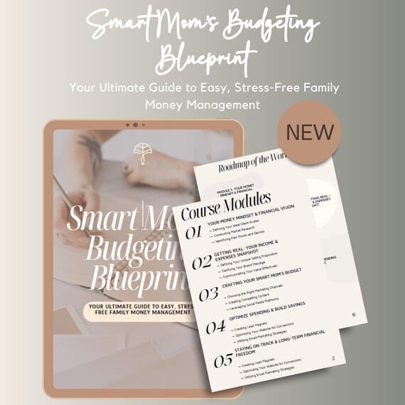 Budgeting Workbook for Moms Family Budget Planner BUNDLE