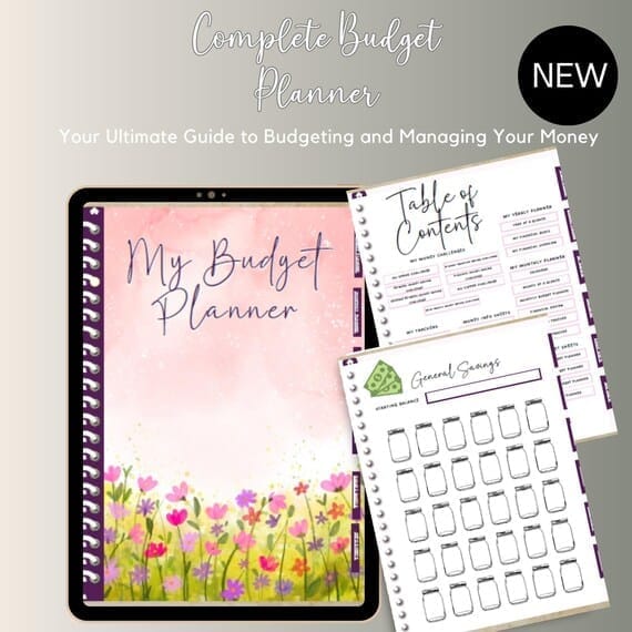 Digital Budget Planner, Money Challenge, Ultimate Annual Budget Template