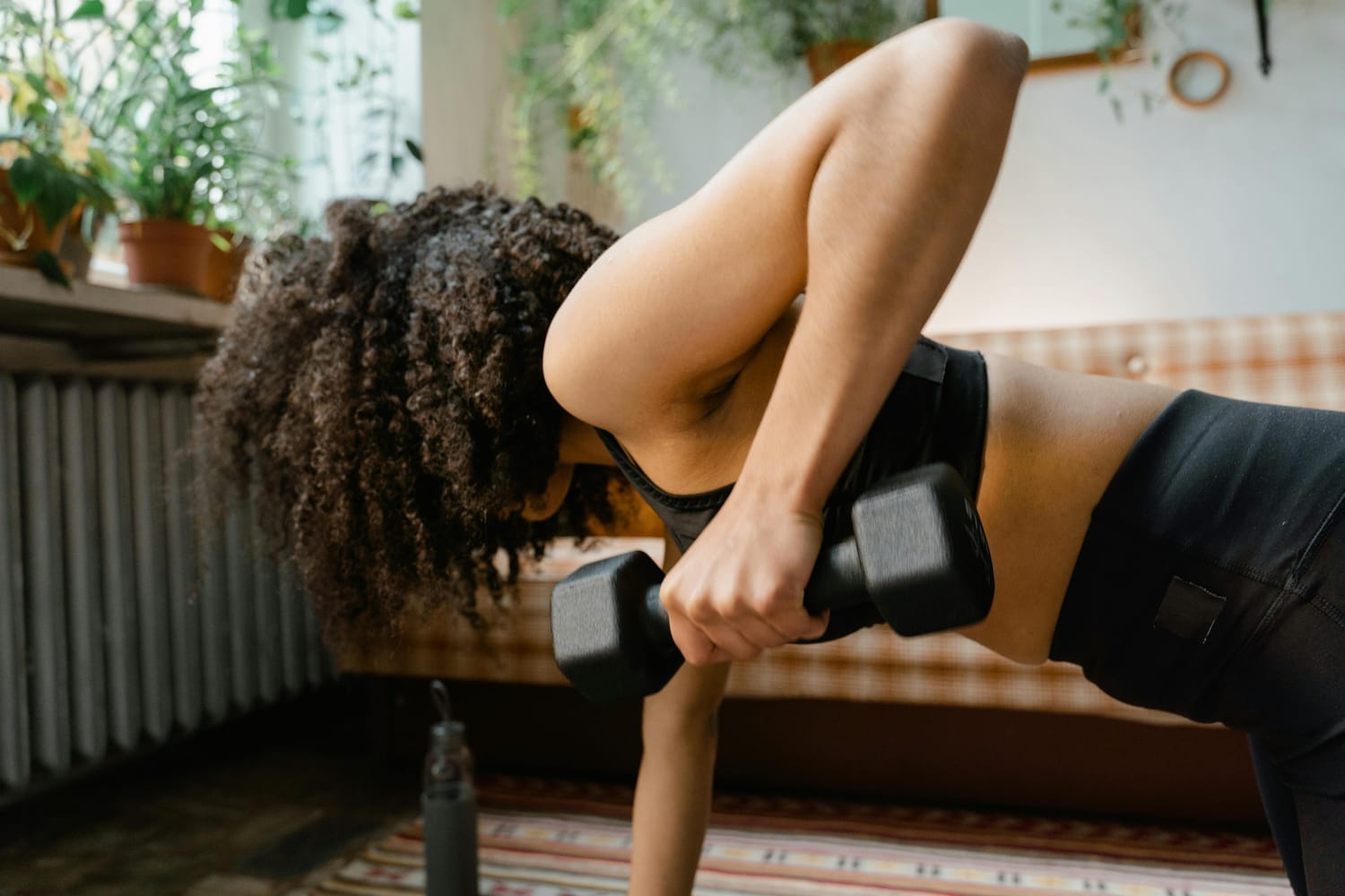 girl working out