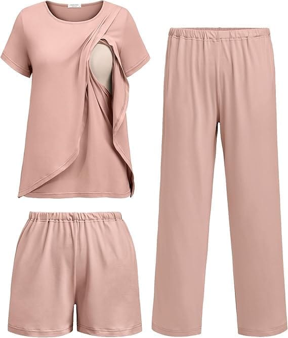 woman maternity clothing set