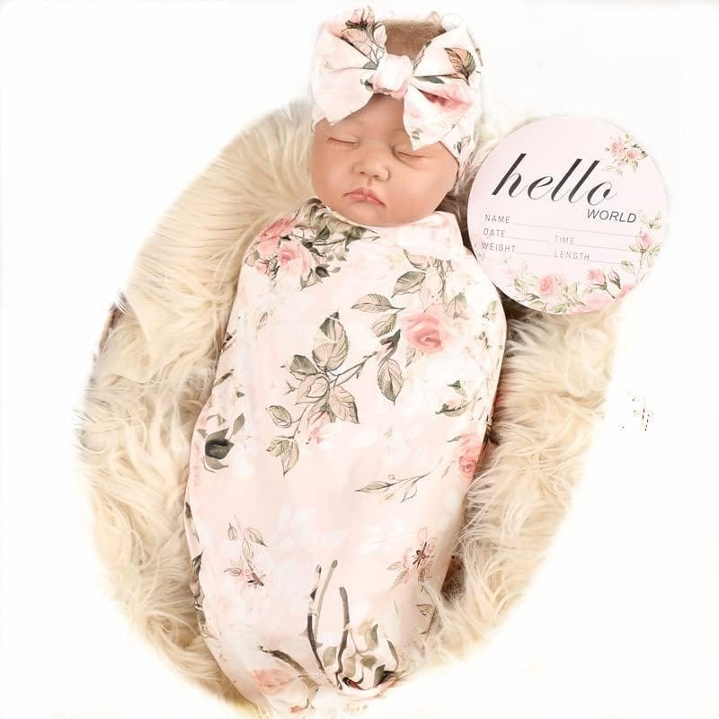 baby in swaddling blanket