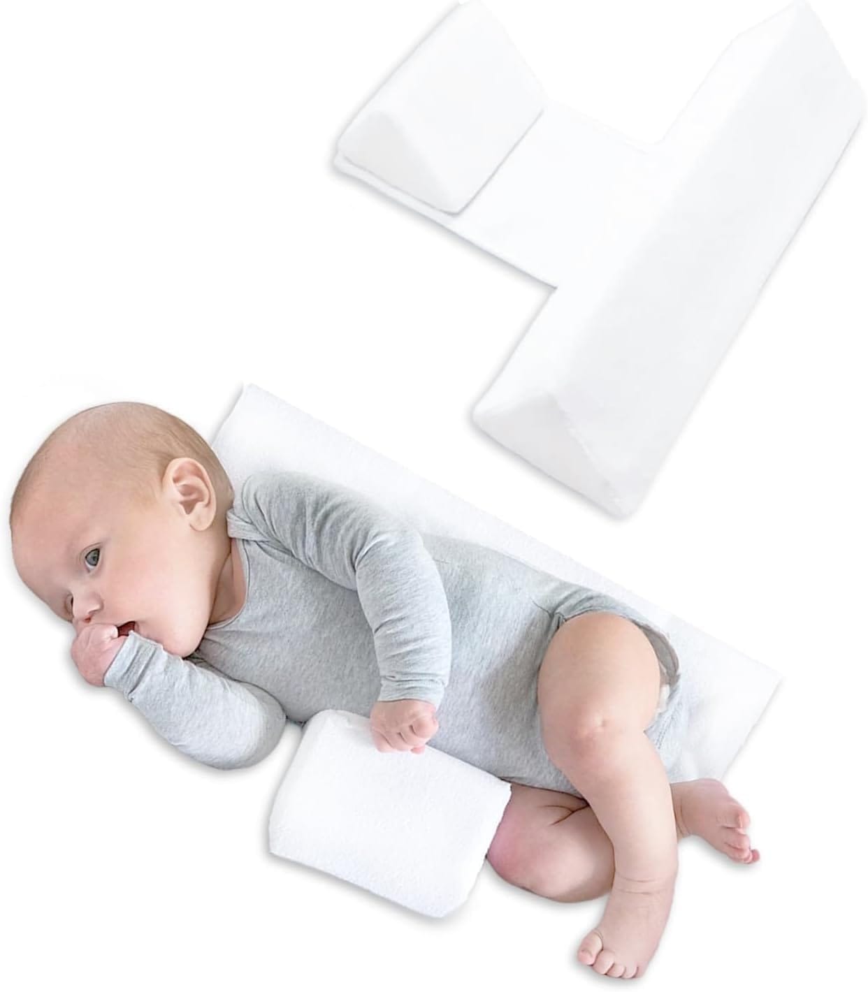 baby on wedge pillow