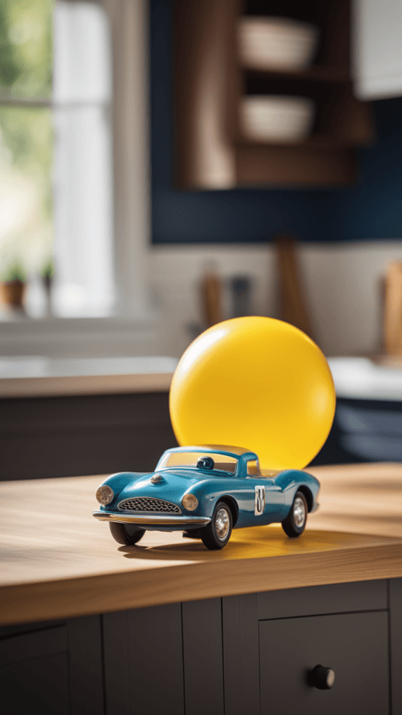 car being powered by a balloon