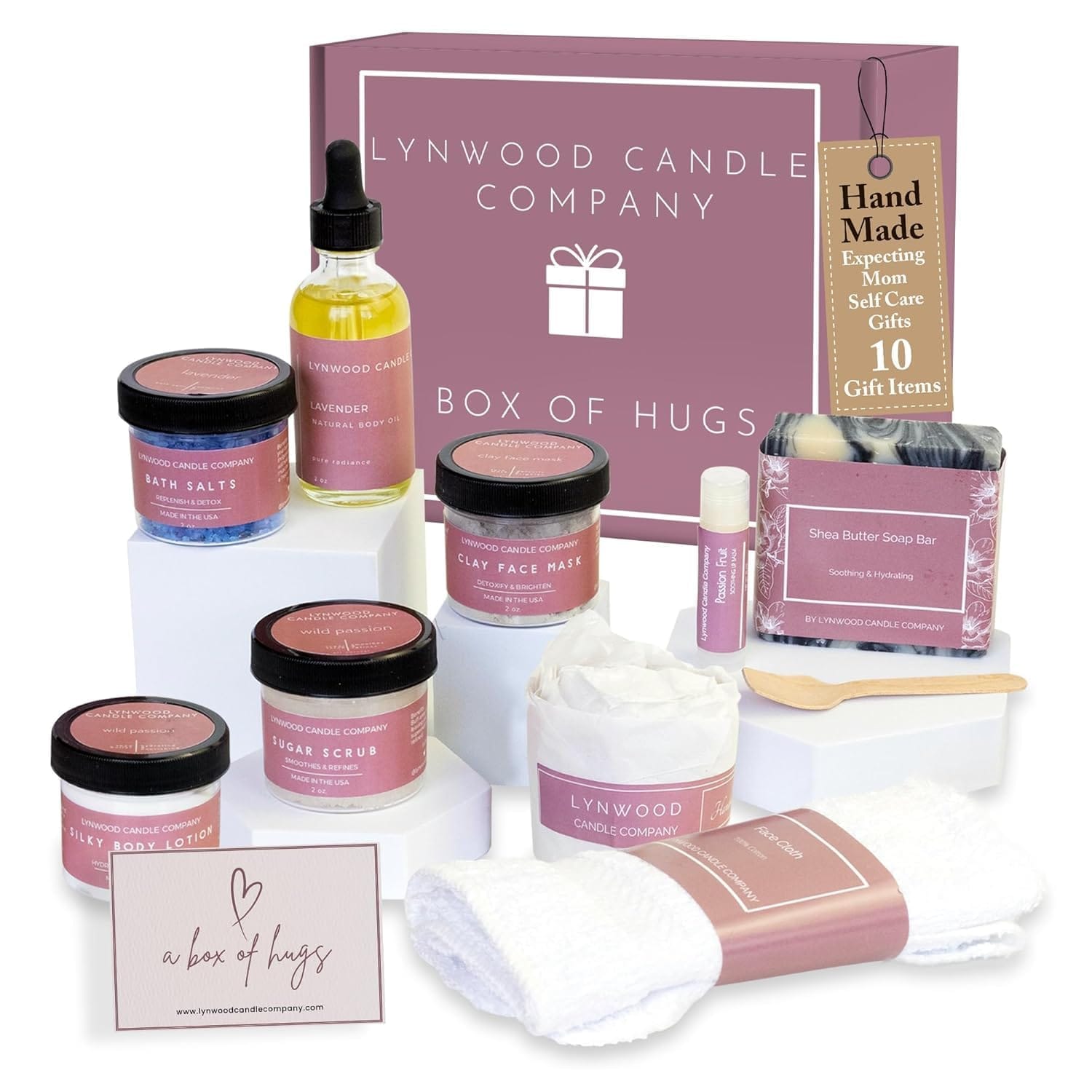 postpartum gifts for mom candles and bath salts